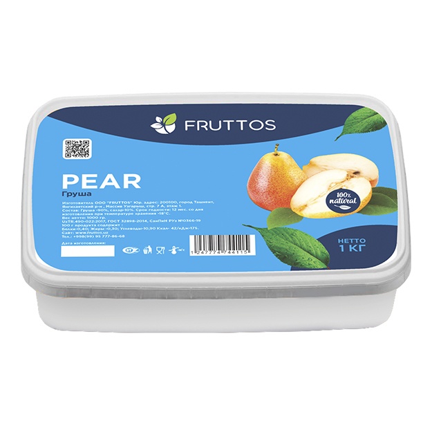 Muzlatilgan meva pyuresi Fruttos Nok 1 kg