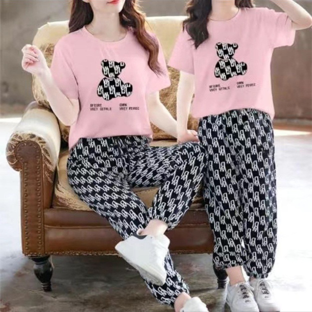 Пижамный комплект для мамы и девочки АРТ 098347 M 150