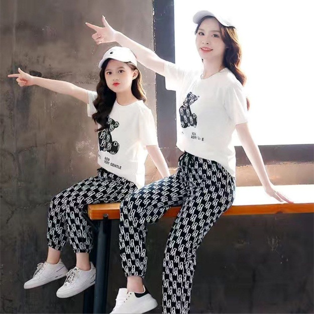 Ona va qiz uchun pijama to‘plami ART 098346 2XL 140