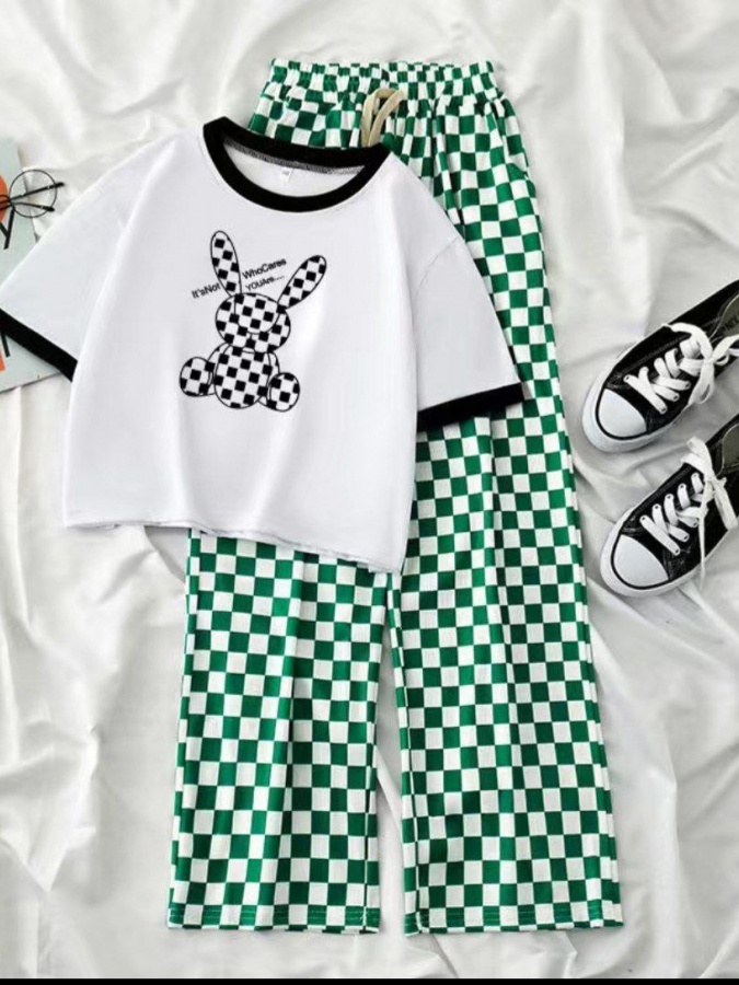 Trikotaj materiali bolalar kostyumlari ART 65459658 Yashil 10 yosh