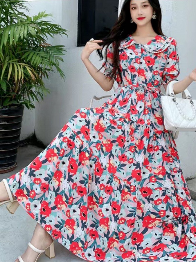 Qisqa yengli ayollar ko‘ylagi ART 685223 Oq 2XL