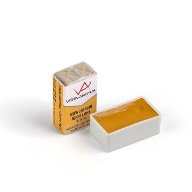 Akvarel bo‘yoqlari Vista-Artista Studio badiiy kolbasi VAV 2,5 ml 12 dona 101 och ochiq