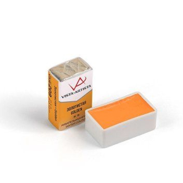 Akvarel bo‘yoqlari Vista-Artista Studio badiiy kolbasi VAV 2,5 ml 12 dona 101 oltin