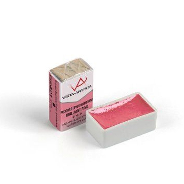 Akvarel bo‘yoqlari Vista-Artista Studio badiiy kolbasi VAV 2,5 ml 12 dona 101 pushti olmos
