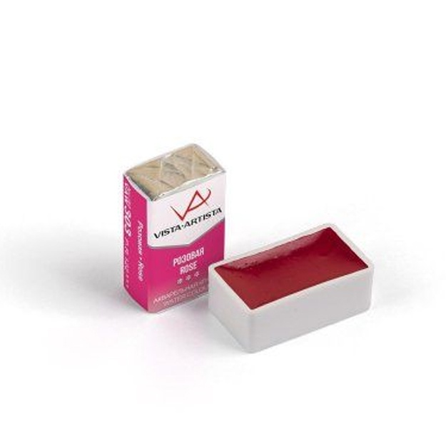 Akvarel bo‘yoqlari Vista-Artista Studio badiiy kolbasi VAV 2,5 ml 12 dona 101 Pushti