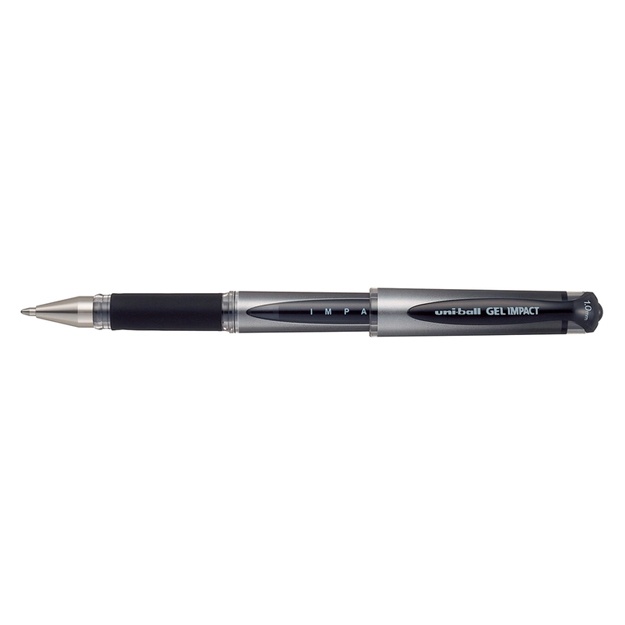 Gel ruchka Uniball Gel Impact 1.0mm UM-153S Qora