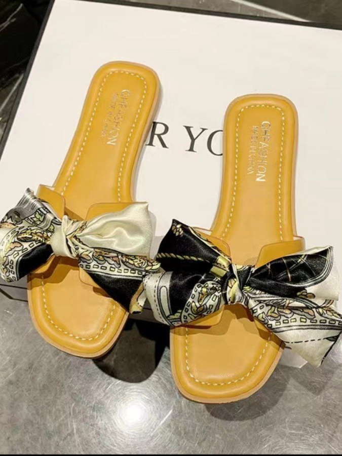 Ayollar Shippaklari Bahor Yoz ART 30055 37 sariq