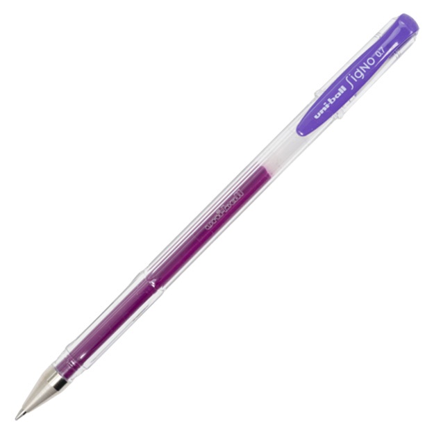 Ручка гелевая Uniball Signo 0.7mm UM-100 Фиолетовый