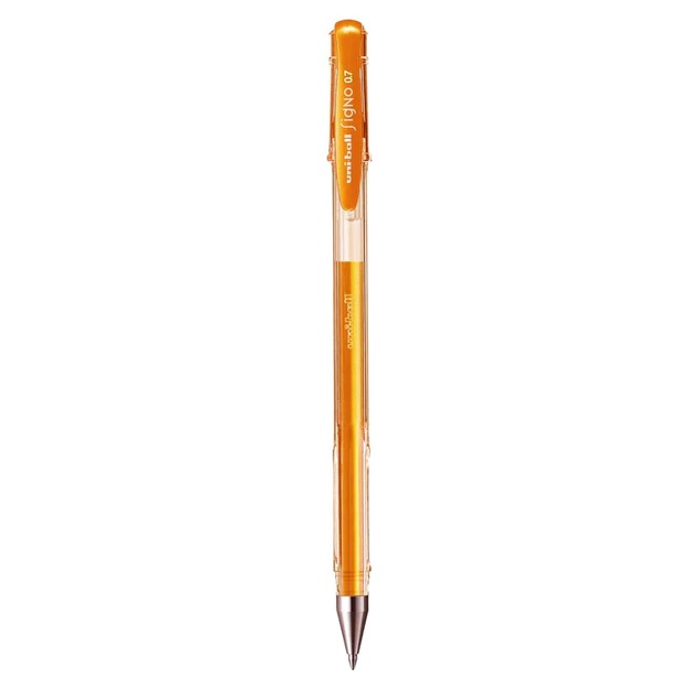 Gel ruchka Uniball Signo 0.7mm UM-100 apelsin rang