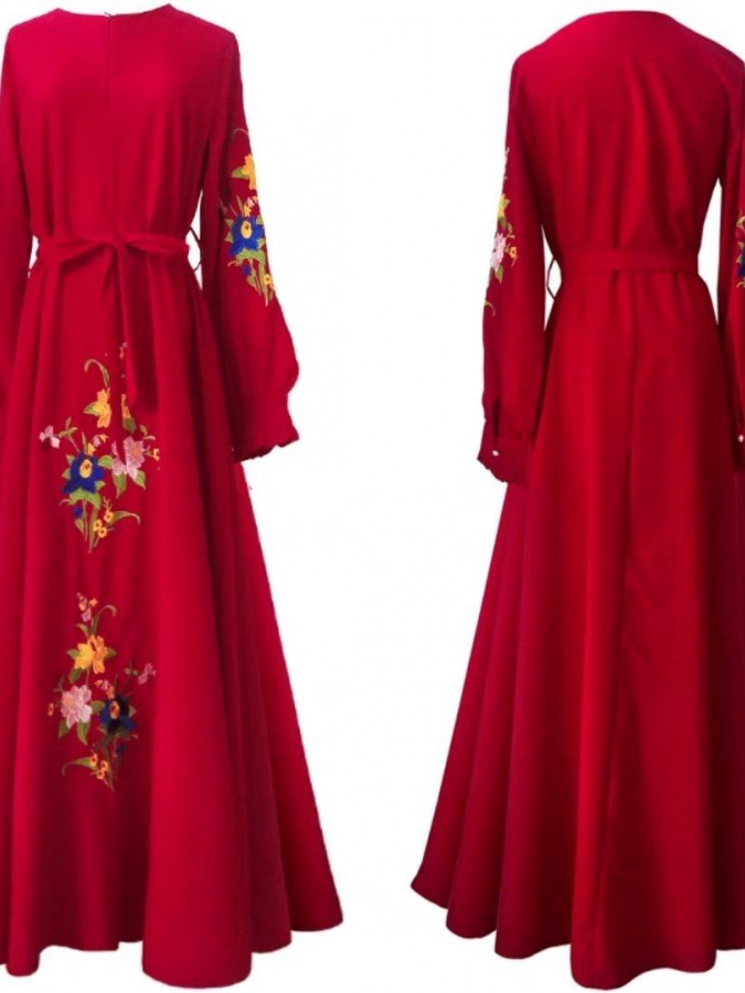 Ayollar Kuylagi ART 32353 L Qizil
