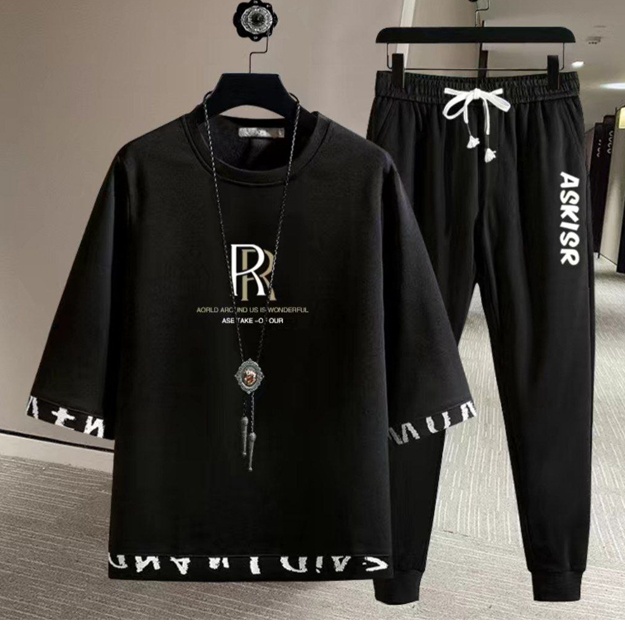Erkaklar sport kiyimlari ART 1013 qora 4XL