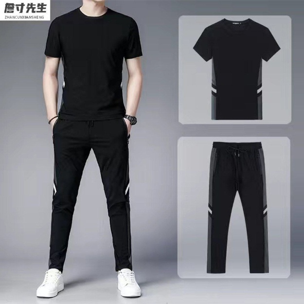 Erkaklar sport kiyimlari ART 1020 qora 4XL