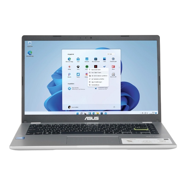 Noutbuk Asus E410MA-BV2205WS N4020 4GB 128SSD Intel HD 14.0"' HD