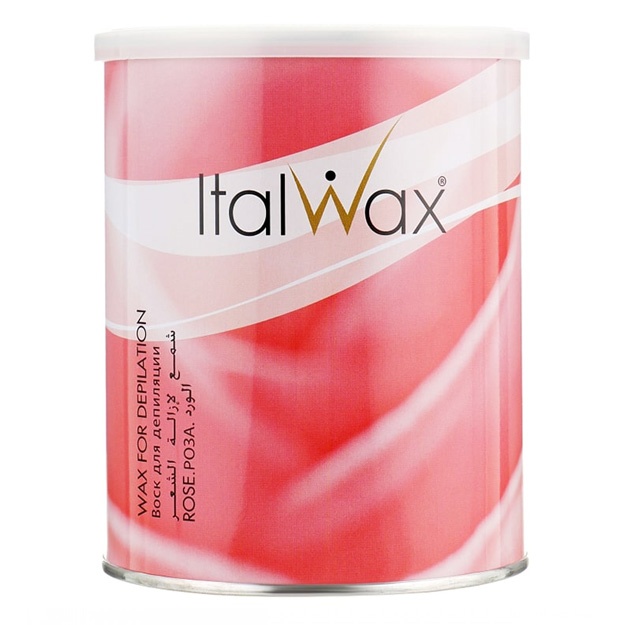 Depilatsiya uchun mum ITALWAX idishdagi Rose 800 ml