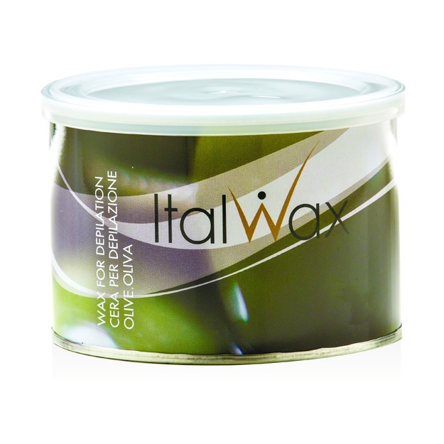 Воск для депиляции ITALWAX  в банке Олива 400 мл