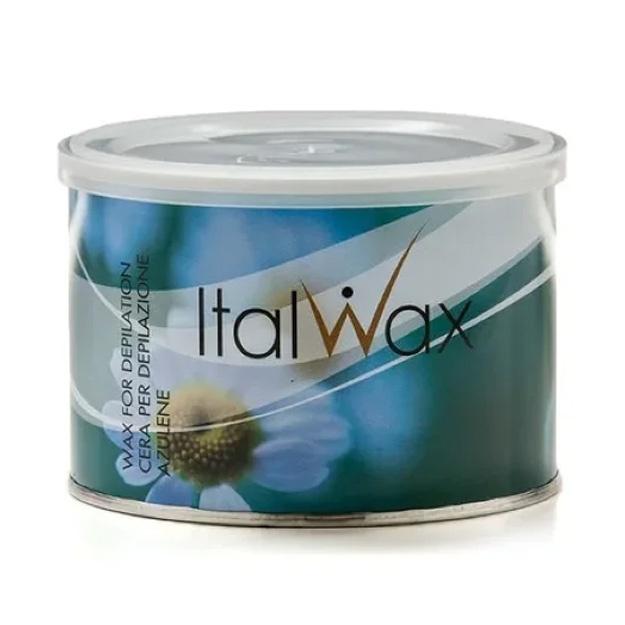 Depilatsiya uchun mum Italwax Azulen idishida  400 ml