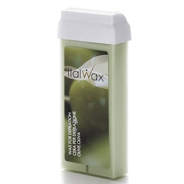 Depilatsiya uchun mum  ITALWAX kartrijdagi Oliva 100 ml.