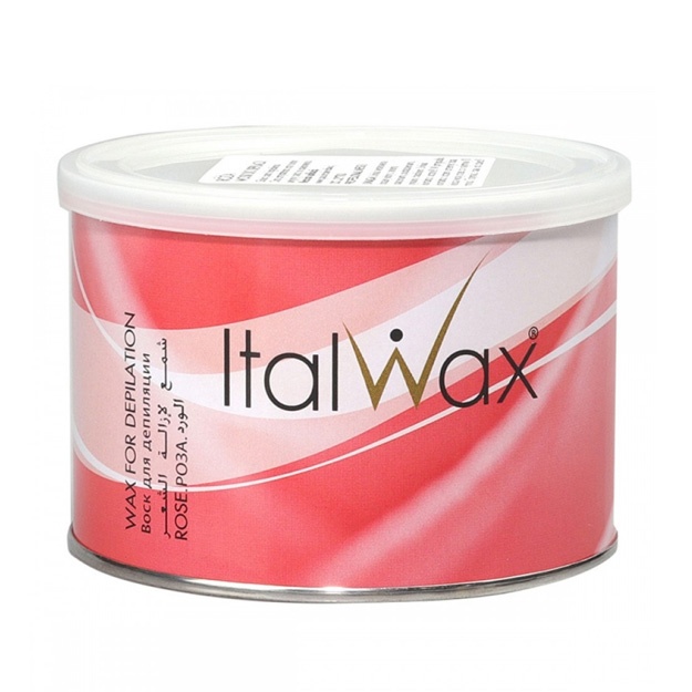 Depilatsiya uchun mum ITALWAX  bankada, Rose 400 ml