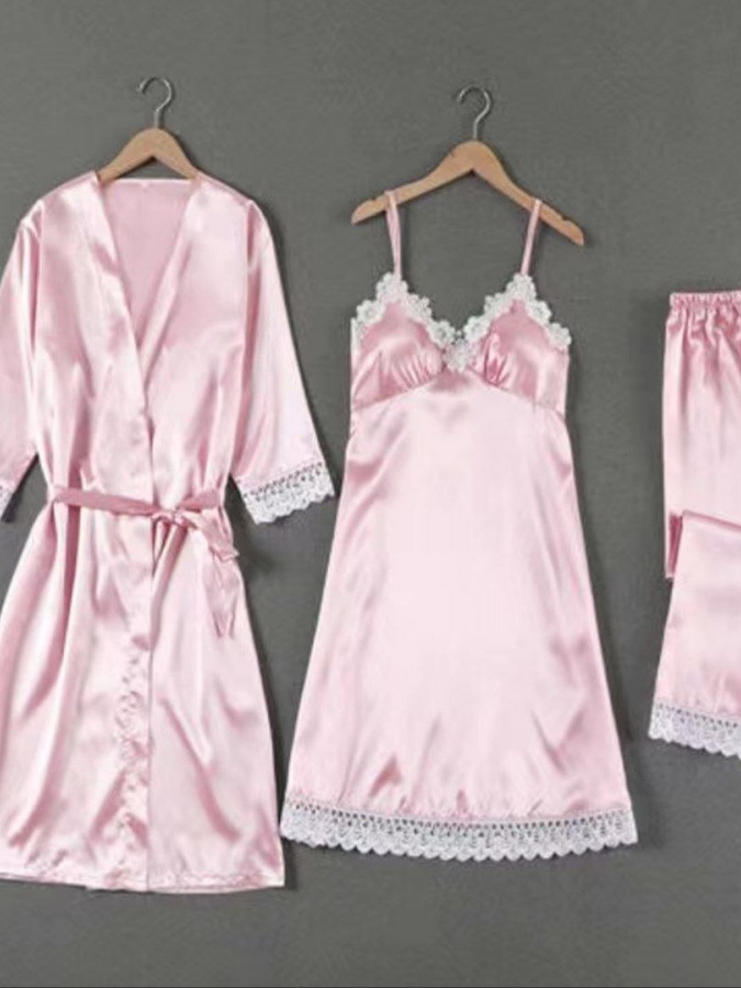 Ayollar uchun uch komplekli penyuarlar ART 8563210 XL pushti