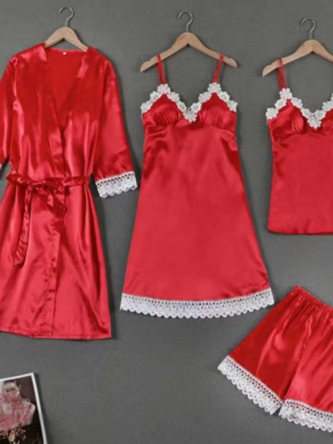 Gulli qirralar bilan ayollar penyurlari ART 74562 XL Qizil
