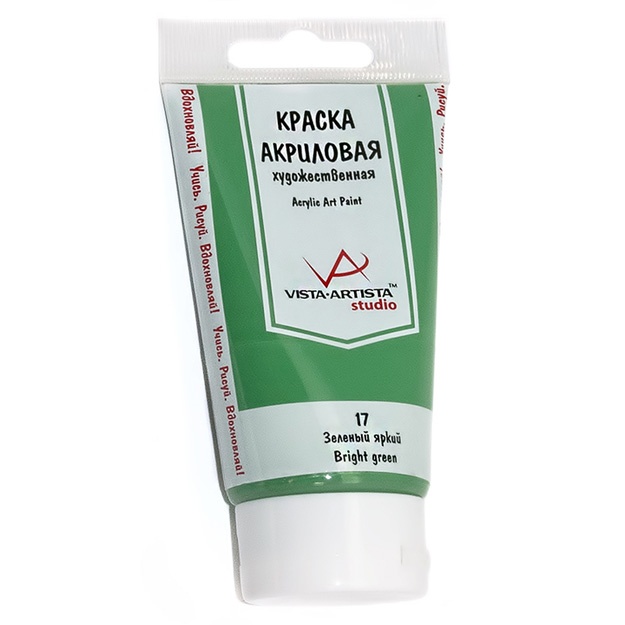 Akril bo‘yoq Vista-Artista Studio VAAP-75 75 ml Och yashil