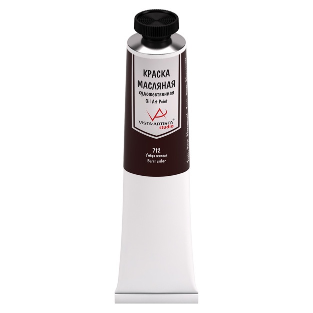 Moyli bo‘yoq Vista-Artista Studio VAOS-45 45 ml Kuygan umber
