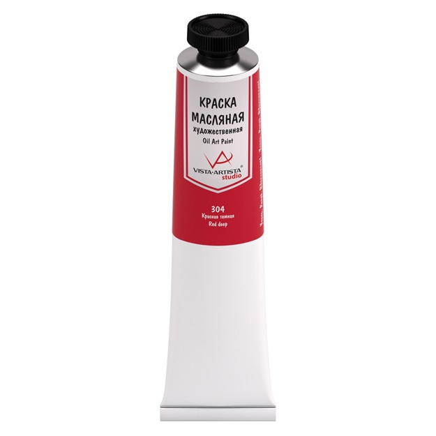 Moyli bo‘yoq Vista-Artista Studio VAOS-45 45 ml To‘q qizil