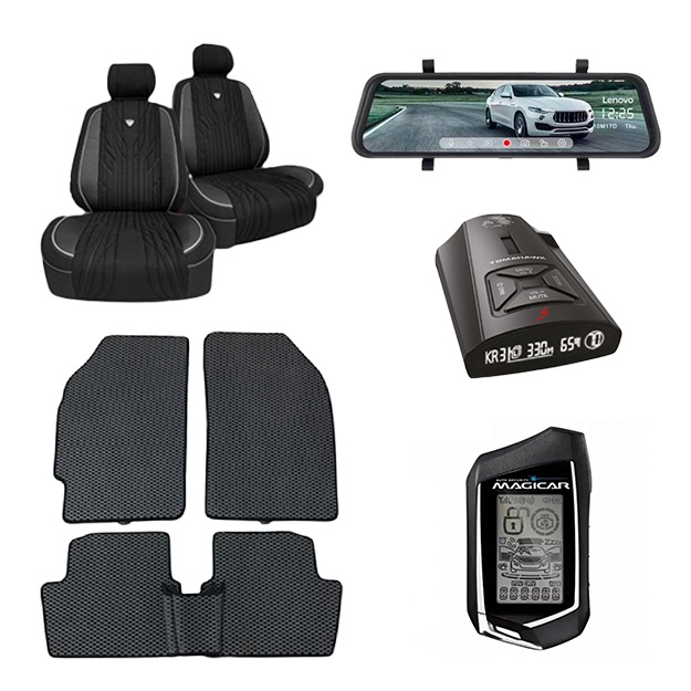 Автомобильный комплект Lenovo HR17 Full HD, Tomahawk Navajo S Plus, Evakor, Dominant Magicar 906, Cardinar skyline Cobalt