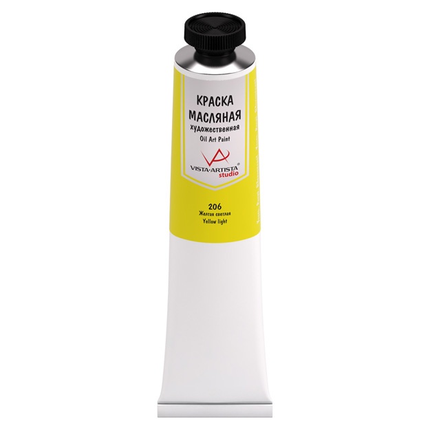 Moyli bo‘yoq Vista-Artista Studio VAOS-45 45 ml Och sariq