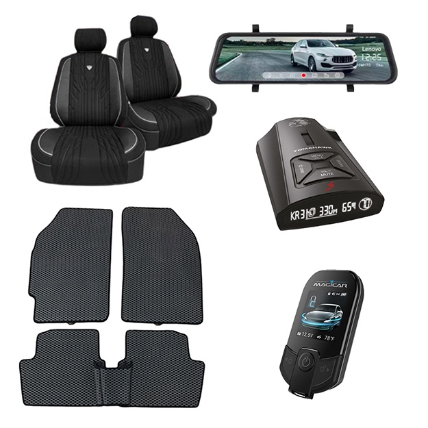 Автомобильный комплект Lenovo HR17 Full HD, Tomahawk Navajo S Plus, Evakor, Dominant Magicar D909S, Cardinar skyline Nexia-3