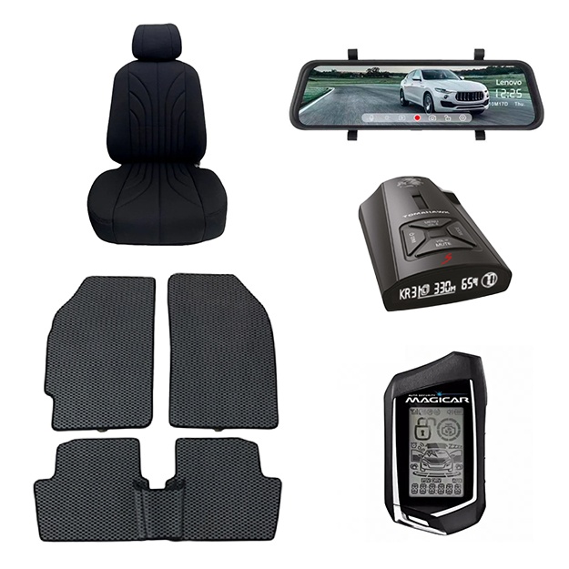 Avtomobil uchun to‘plam Lenovo HR17 Full HD, Tomahawk Navajo S Plus, Evakor, Dominant Magicar 906, Cardinar shotlandka Cobalt