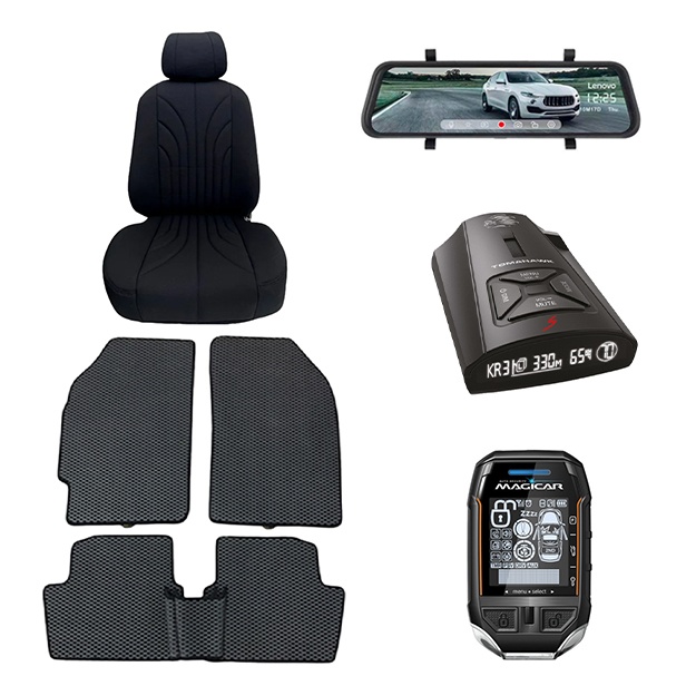 Avtomobil uchun to‘plam Lenovo HR17 Full HD, Tomahawk Navajo S Plus, Evakor, Dominant Magicar 908, Cardinar shotlandka Cobalt