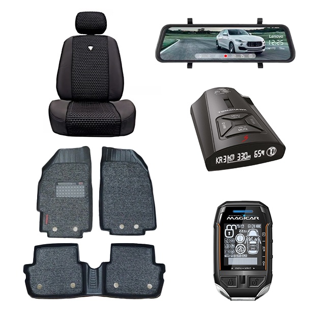 Avtomobil uchun to‘plam Lenovo HR17 Full HD, Tomahawk Navajo S Plus, GM 6D, Magicar 908, Cardinar Alfa Gentra