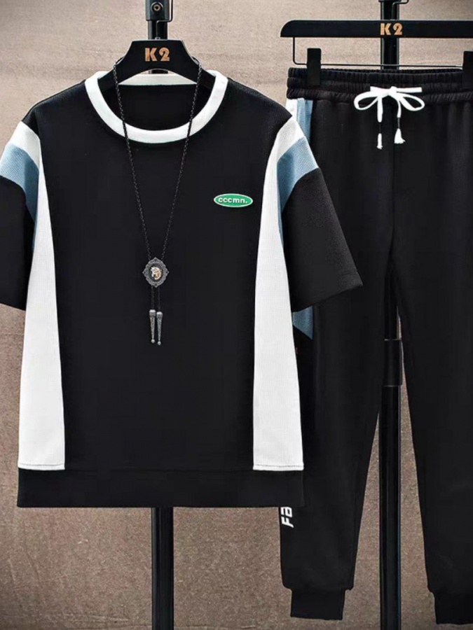 Erkaklar uchun sport kiyimi to‘plamlari ART 01458520 qora XXL