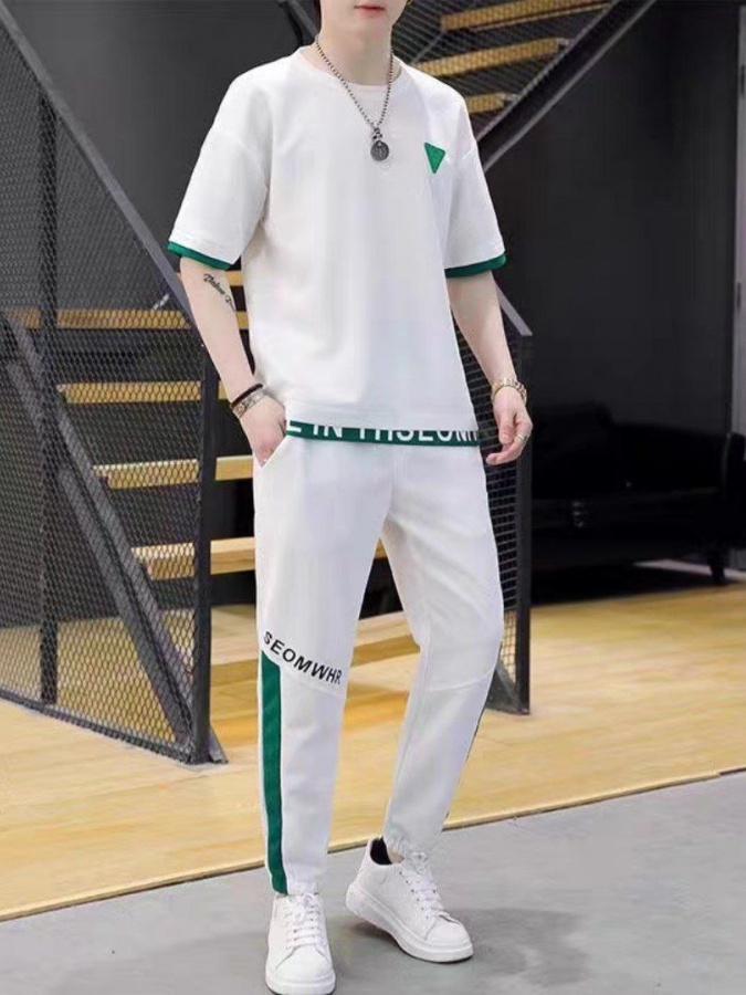 Erkaklar uchun sport kiyimi to‘plamlari ART 0148520 XL Oq