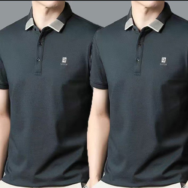 Erkaklar uchun kalta yengli finkalar ART 32138967 qora 4XL