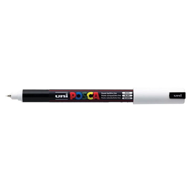 Маркер Uni POSCA 0.7мм PC-1MR Белый