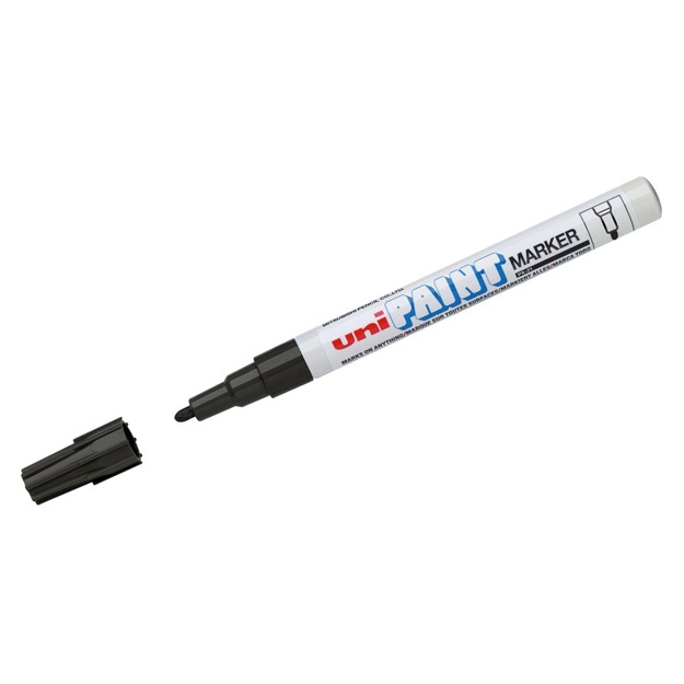 Permanent marker Uni Paint 0.8-1.2mm (PX-21) Qora