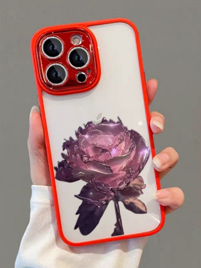 Gulli telefon g‘iloflari Apple ART 55489458 Qizil rang iPhone 13 Pro Max