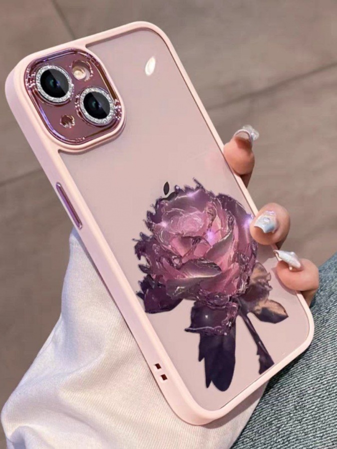 Gulli telefon g‘iloflari Apple ART 55489458 Pushti iPhone 14 Pro