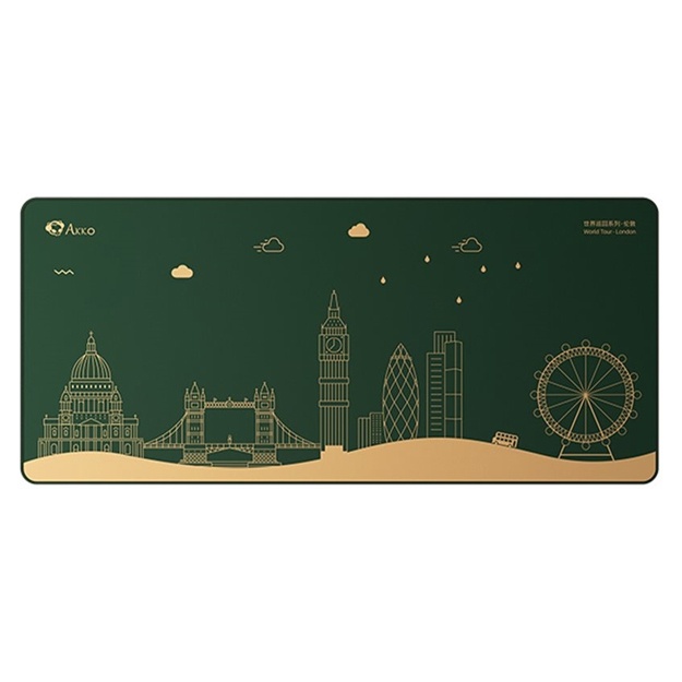Игровой коврик Akko World Tour London Deskmat