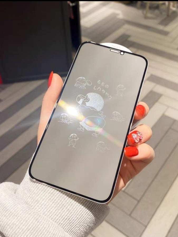 Защитное стекло для смартфонов с милыми принтами АРТ 2587542 iPhone 11 Pro Max Прозрачный 4