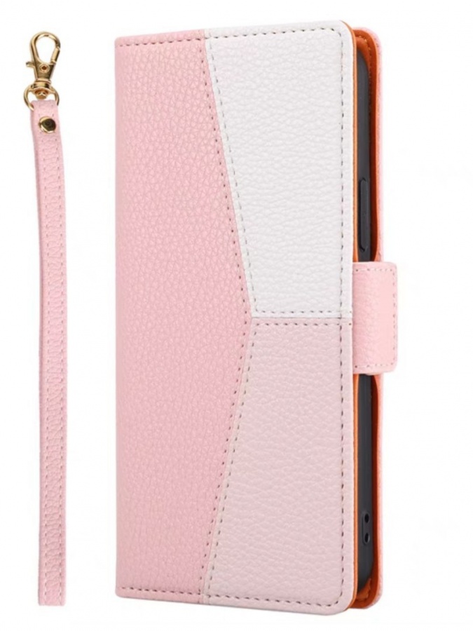 Smartfonlar uchun hamyonli kitob qutisi Samsung ART 4856300 Pushti Galaxy A21