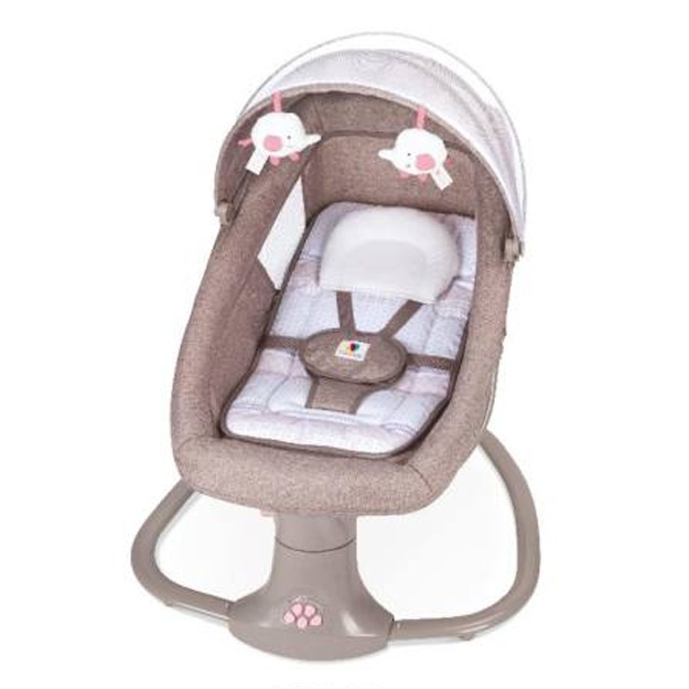 Детские качели Luxmom Y-8105 автоматическое кресло-качалка Розовый