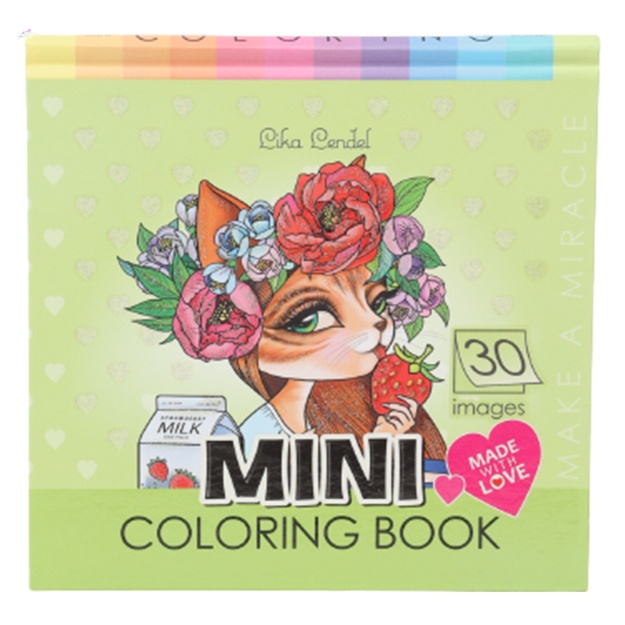 Integral rang berish kitob Mini Coloring Book 5891 (21506)