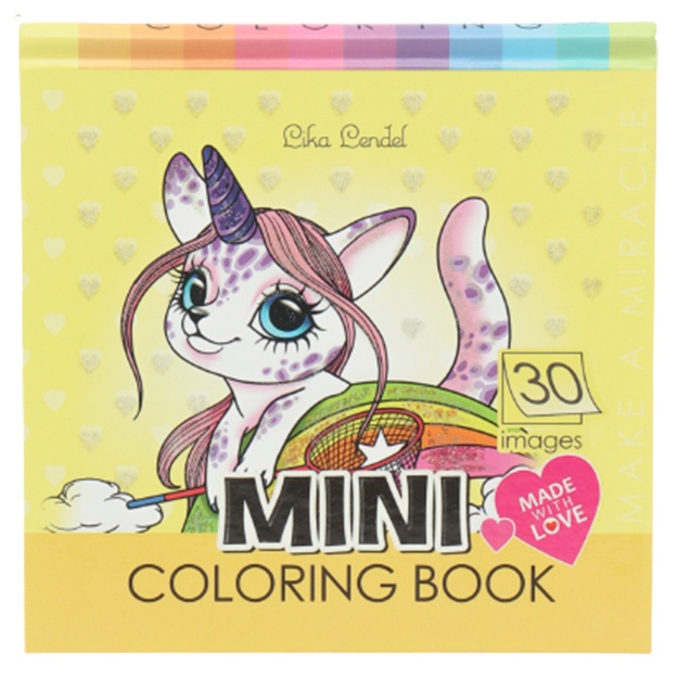 Integral rang berish kitob Mini Coloring Book 5891 (21495)