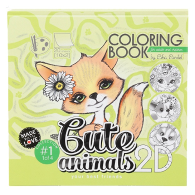 Integral rang berish kitob 2D Coloring Book 0513 (20412)