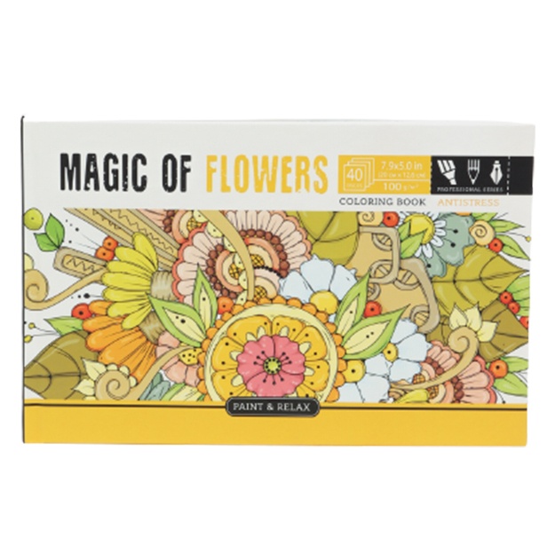 Raskraska Magic of flowers 40varaq 8151 (20424)
