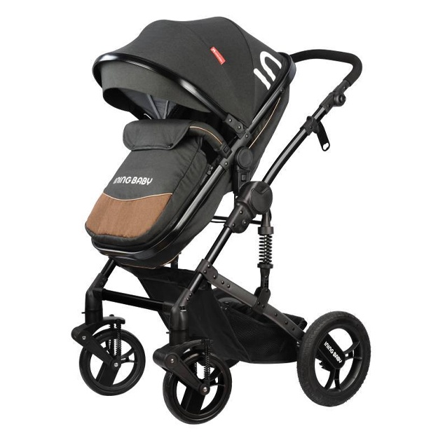 Bolalar aravachasi Ining Baby K303 To‘q kulrang
