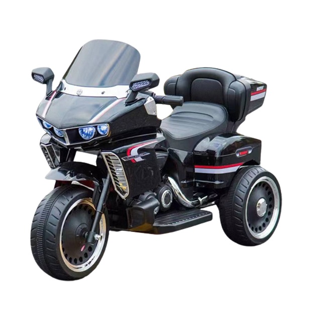 Bolalar elektromobil mototsikli 9199 qora